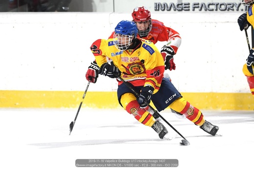 2019-11-16 Valpellice Bulldogs U17-Hockey Asiago 1437